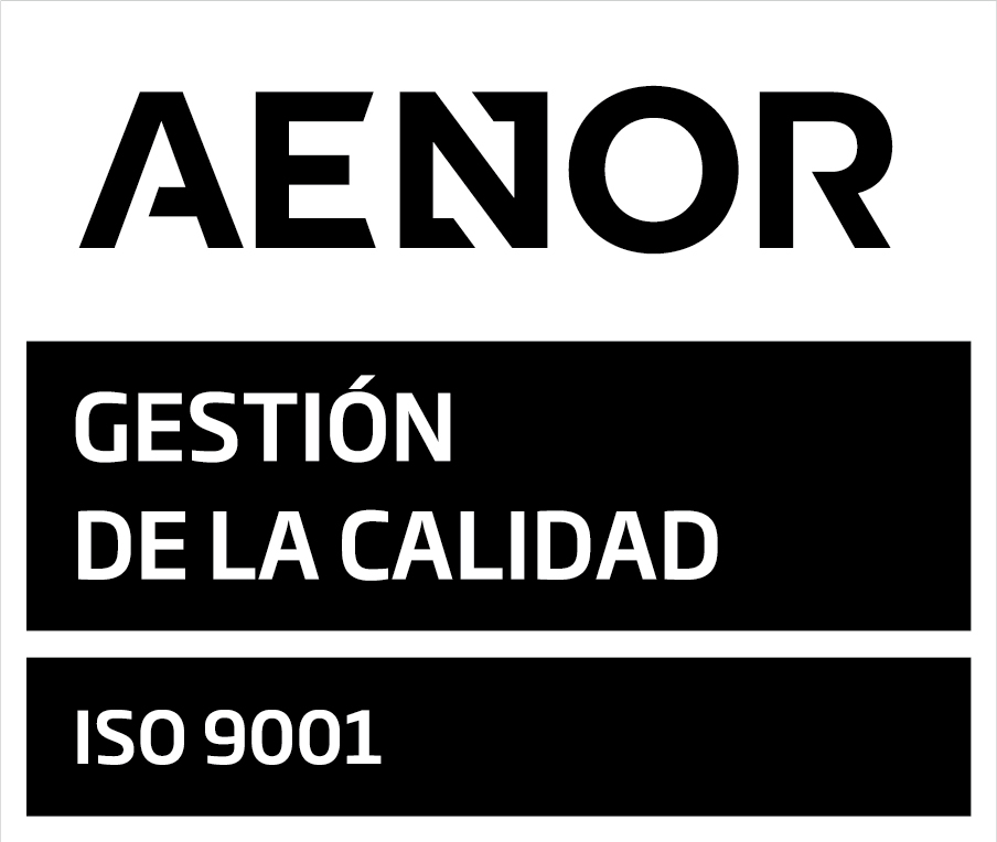 Sello AENOR de gestión de la calidad ISO9001