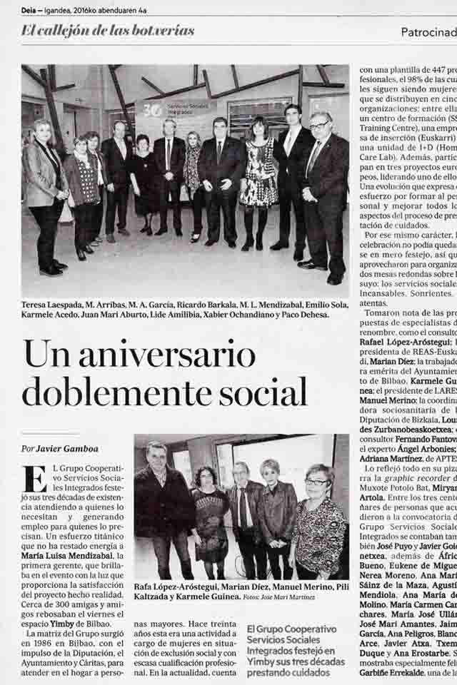 30º Aniversario Grupo SSI