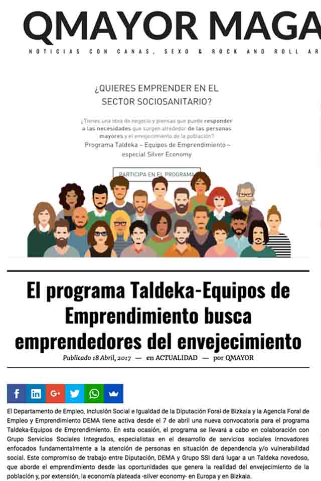 Programa Taldeka en la Silver Economy