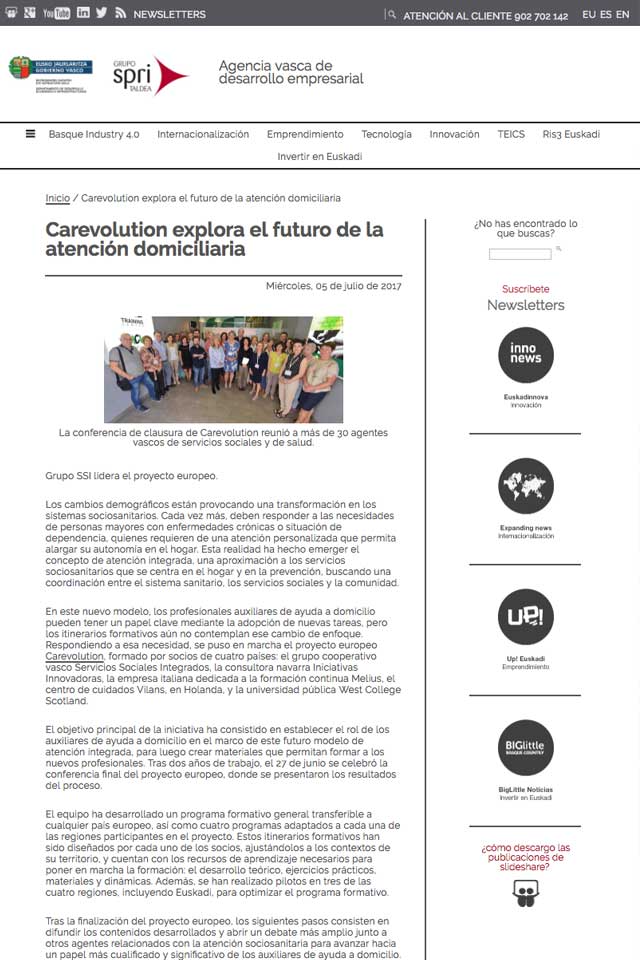 carevolution atención domiciliaria