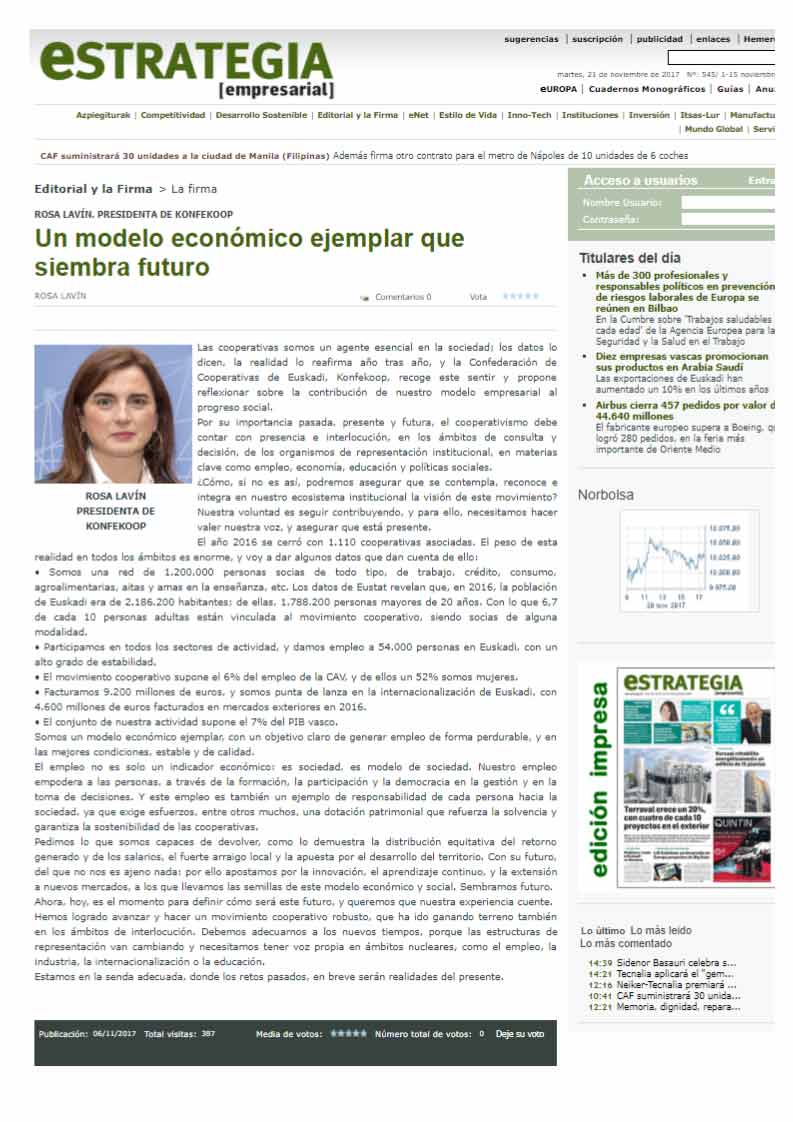 rosa lavin estrategia empresarial