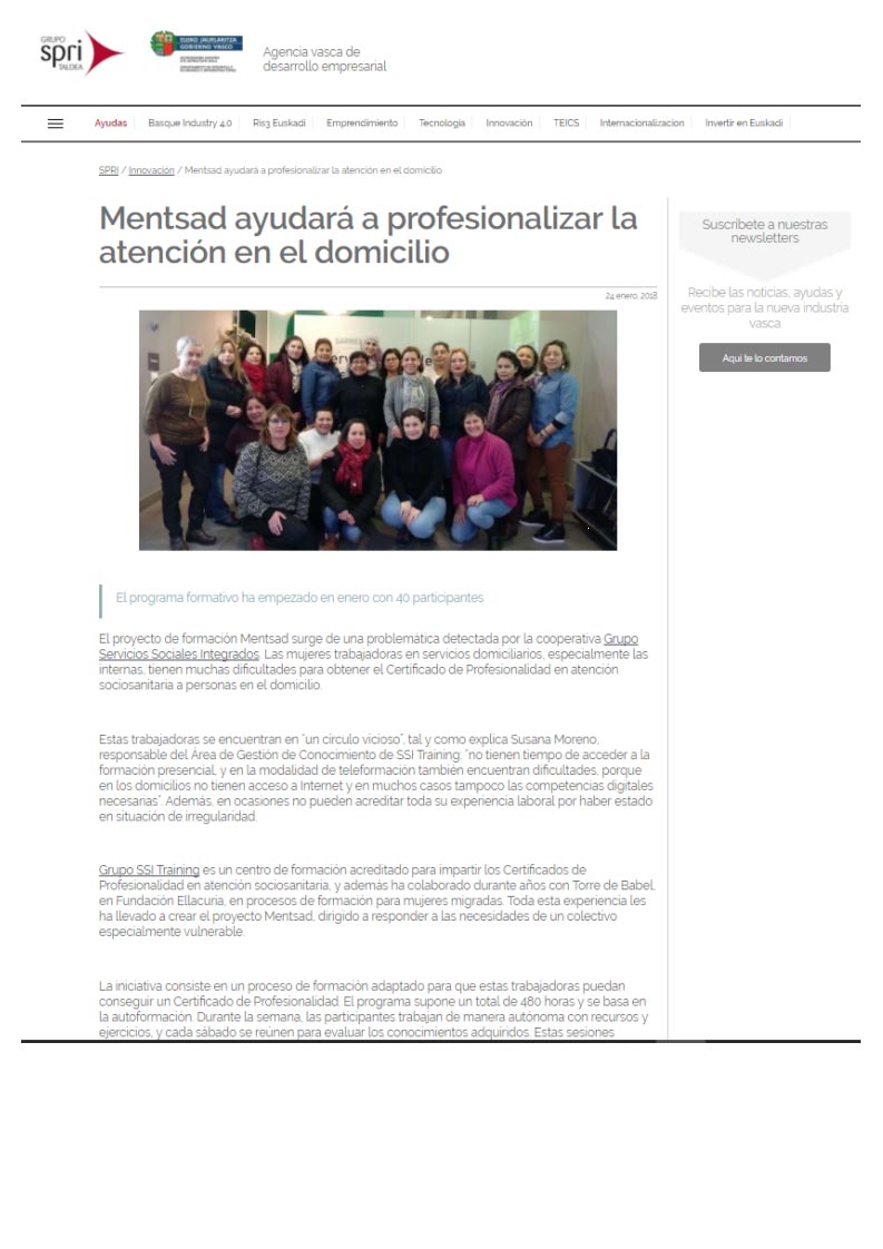 mentsad grupo spri