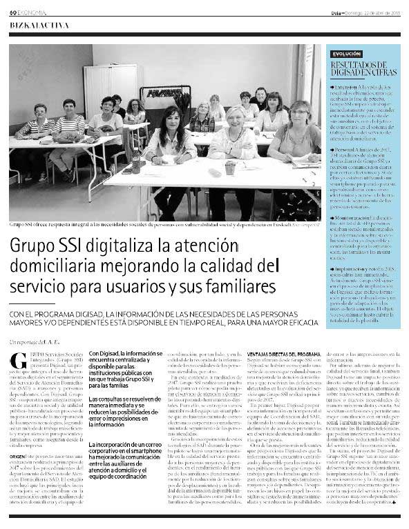 Programa DIGISAD en Deia