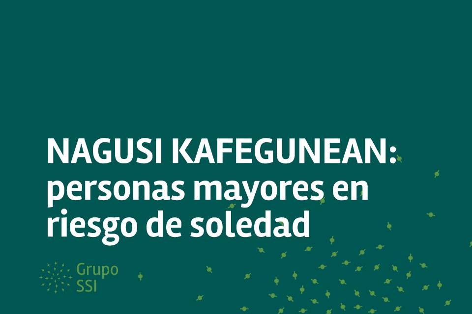 Nagusi Kafegunean: un café solo, café a tres, café en grupo