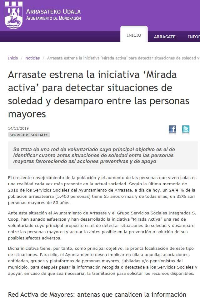 Arrasate Mondragon Mirada Activa