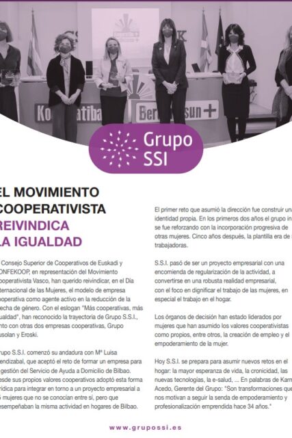 Grupo SSI, reconocimiento por su trayectoria a favor de la igualdad