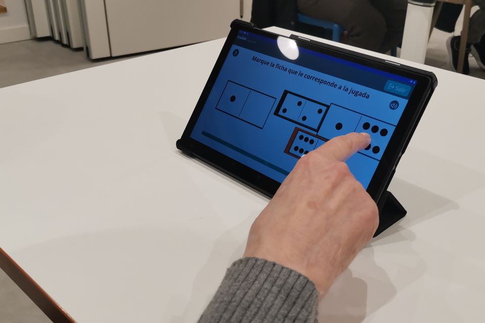 Entrenamiento cognitivo a través de Tablet