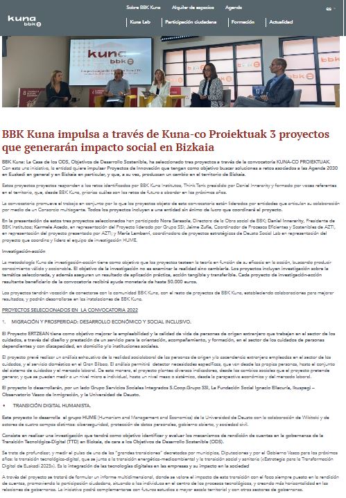 Presentación proyecto Ertzean