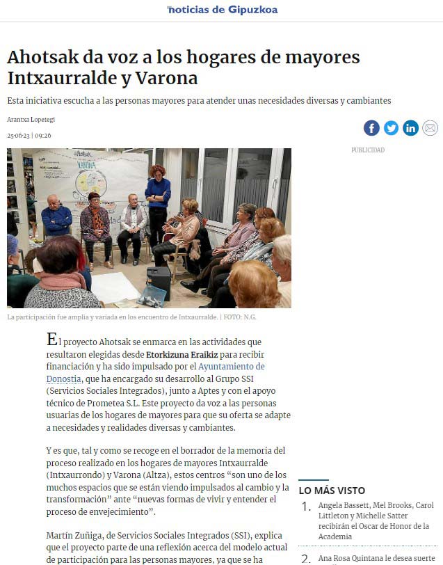 El proyecto Ahotsak