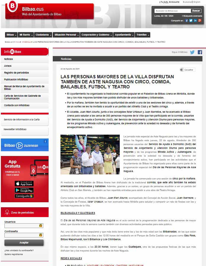 Celebramos Día participativo de las personas mayores 2024