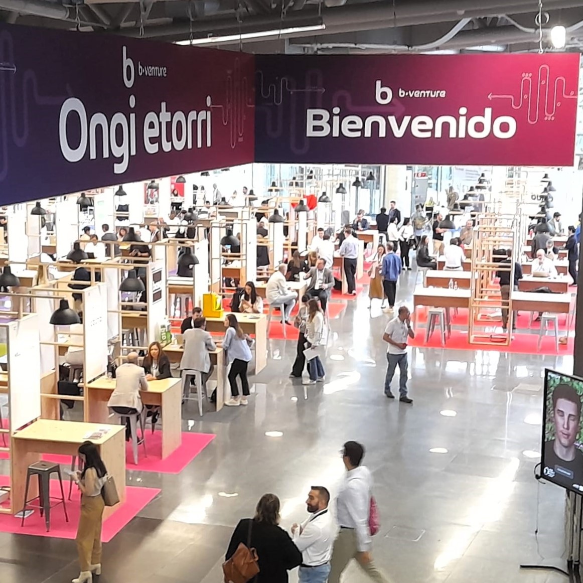Susana Moreno en la feria de empleo Merkalan