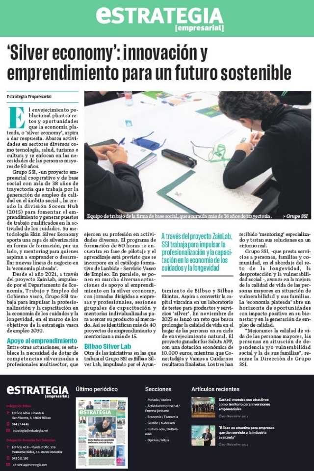 Silver Economy: innovación y emprendimiento para un futuro sostenible. Silver Economy: innovación y emprendimiento para un futuro sostenible.