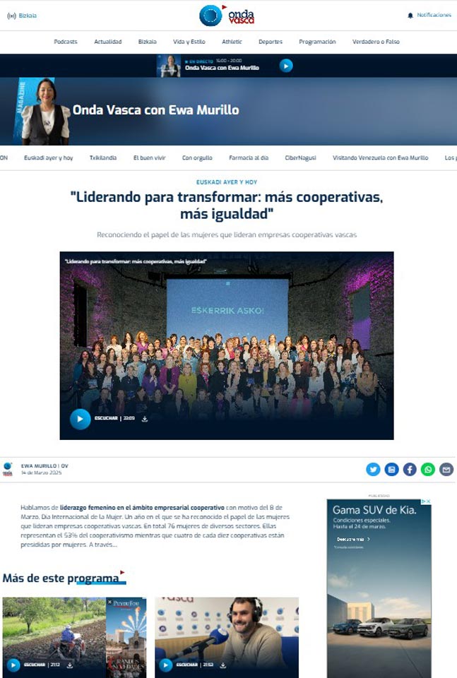 Cooperativismo y liderazgo de las mujeres