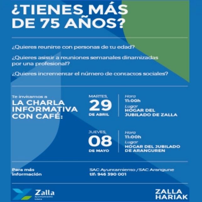 Zalla Hariak, prevención de soledad no deseada