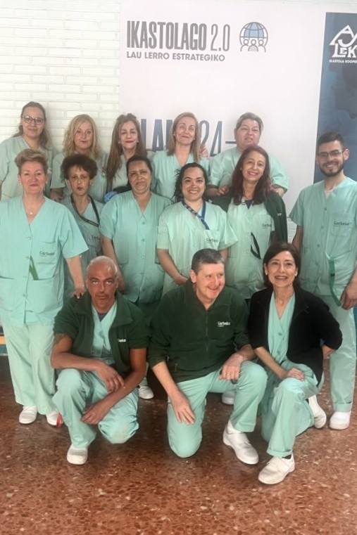 Equipo Garbeko en Astileku Ikastola